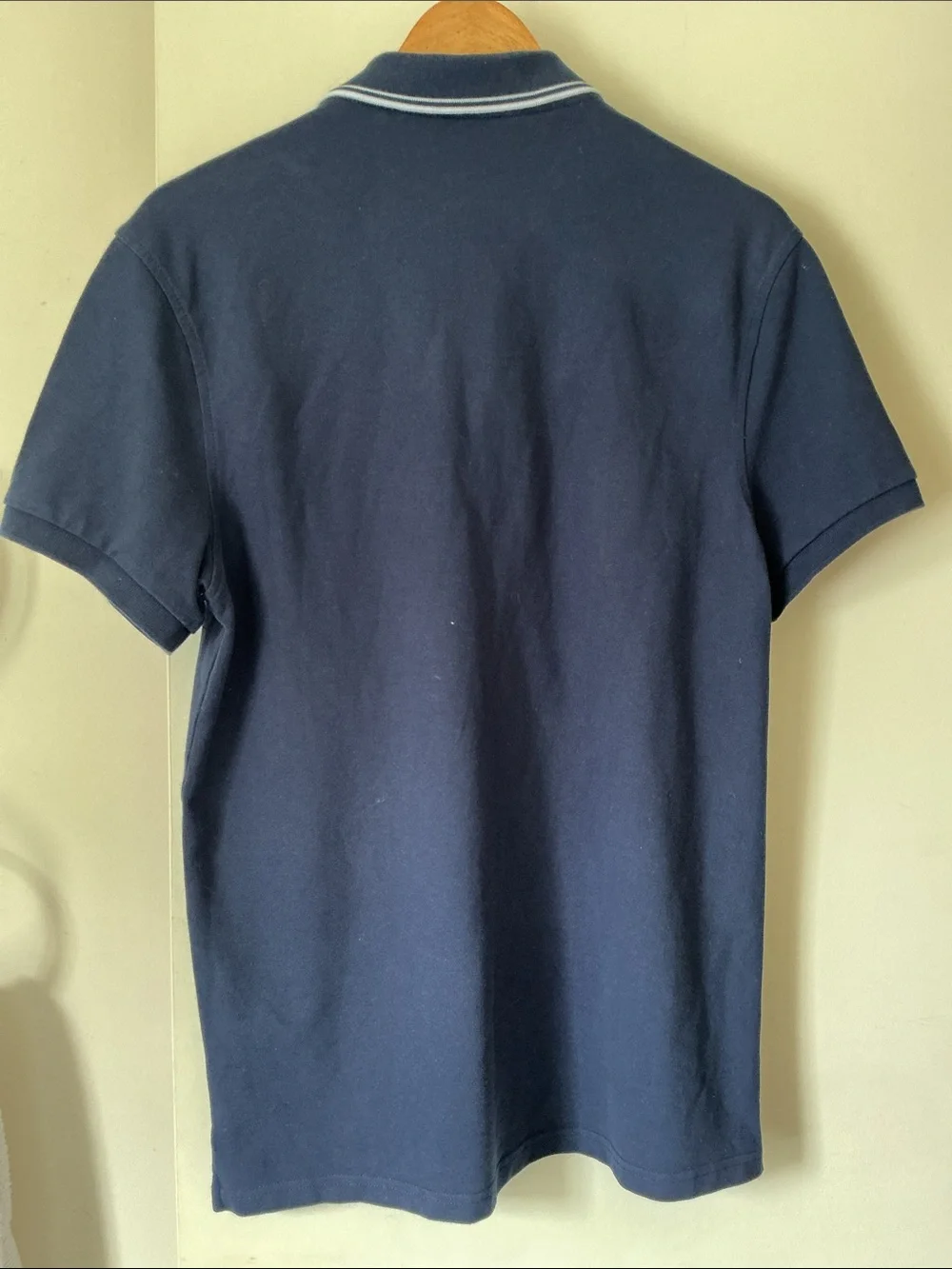 J. Crew Men’s Navy Polo Shirt with Contrast Collar